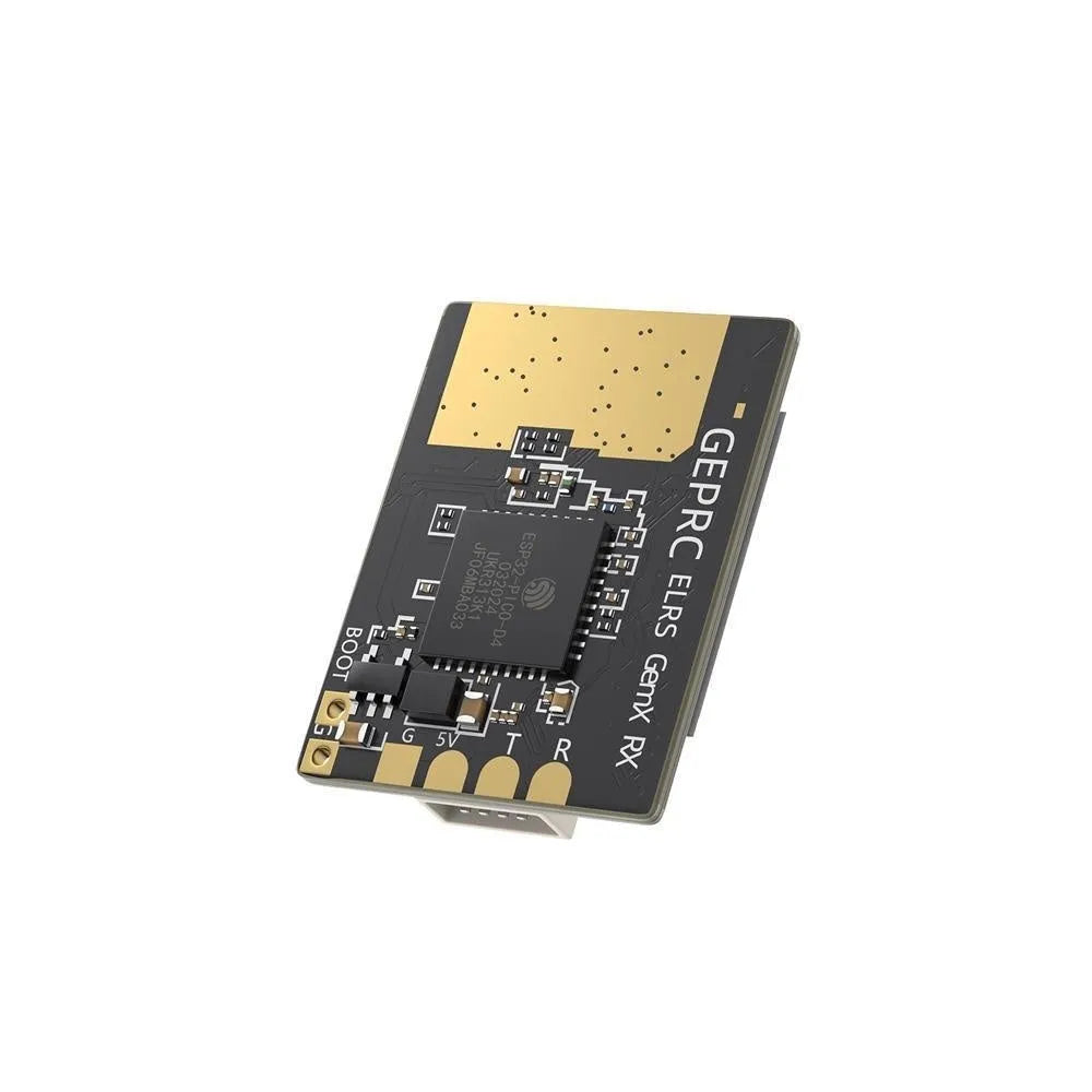 ELRS dual-band 915MHz and 2.4GHz Gemini receiver kit with T-shaped antennas and accessories for FPV drones