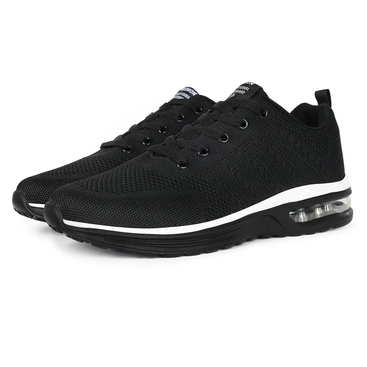 Casual Flyknit running shoes with mesh upper in multiple colours on a PU sole