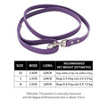 PU leather pet collar in multiple colours with buckle, for cats and small dogs