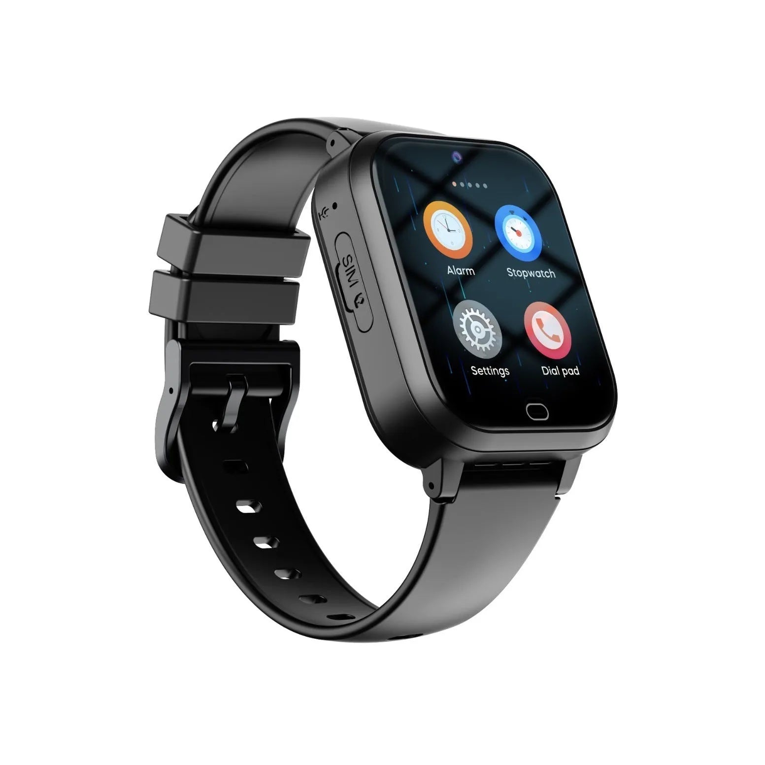 Children's smart phone watch with 1.83-inch touchscreen showing video call interface