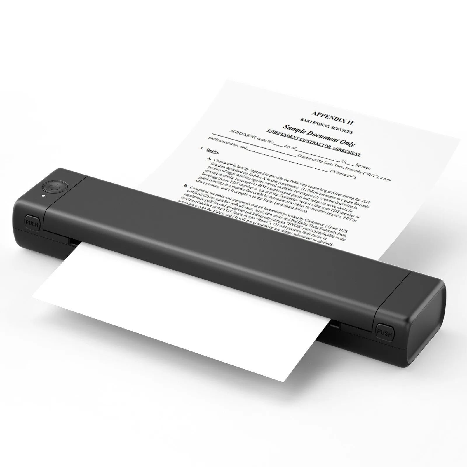 Phomemo M08F portable A4 thermal printer in multiple colour options with Bluetooth connectivity