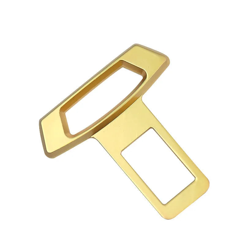 Metal car silencer insert shown in matte black, gold, and silver colour options.