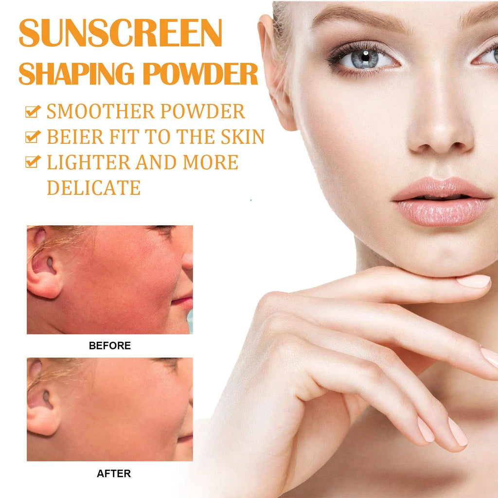 8g container of translucent loose setting powder with oil control ingredients.