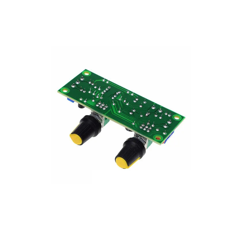 Front stage bass boost audio circuit board measuring 78x32mm with FR-4 fibreglass construction