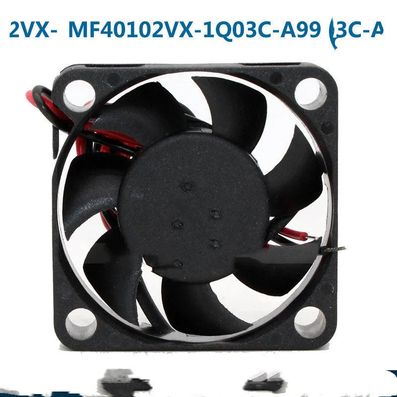MF40102VX-1Q03C-A99 4 cm 24V DC axial cooling fan with high air volume, black frame Style A