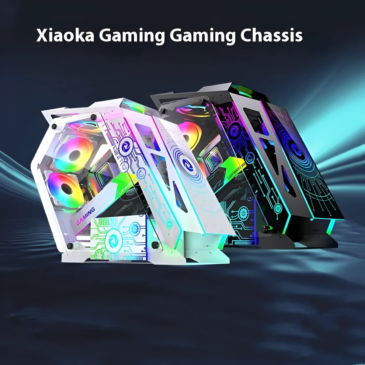 Table-type box SECC board 58.5x50x22 cm small coffee black bare metal chassis for e-sports internet cafe