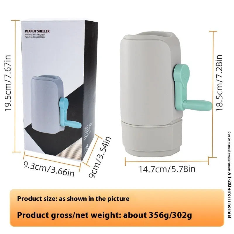 Automatic peanut sheller in solid colour with ABSPP rubber construction for kitchen use