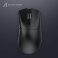 Attack Shark wireless Bluetooth mouse in black, red or white colours showing three-mode functionality