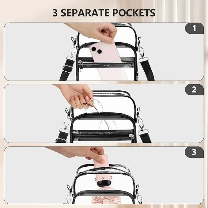 PVC waterproof cube handbag measuring 16.5x10x21.5cm in modern casual design
