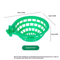Plastic bird nest in green colour, split-proof design, easy clean surface for pet bird cages