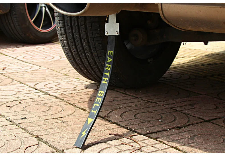 Black car electrostatic grounding chain with 370mm length for static discharge protection