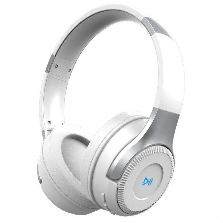 Bluetooth sports headset with folding design and card inserting feature in black