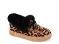 Cotton casual shoes with velvet lining and rubber anti-slip soles in round toe design
