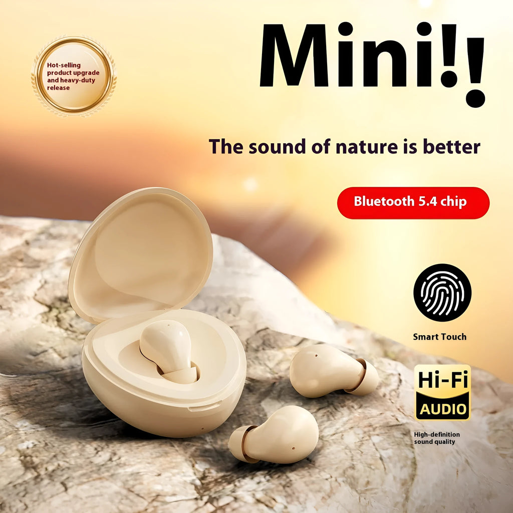Creative Design SK40 small Bluetooth headset in-ear wireless earbuds black white skin colour PC ABS