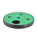 Dog nail grinder scratch pad with rotatable top, food compartments, and suction cup anti-slip base