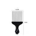 Male creative portable steel needle comb with plastic body over 20cm length