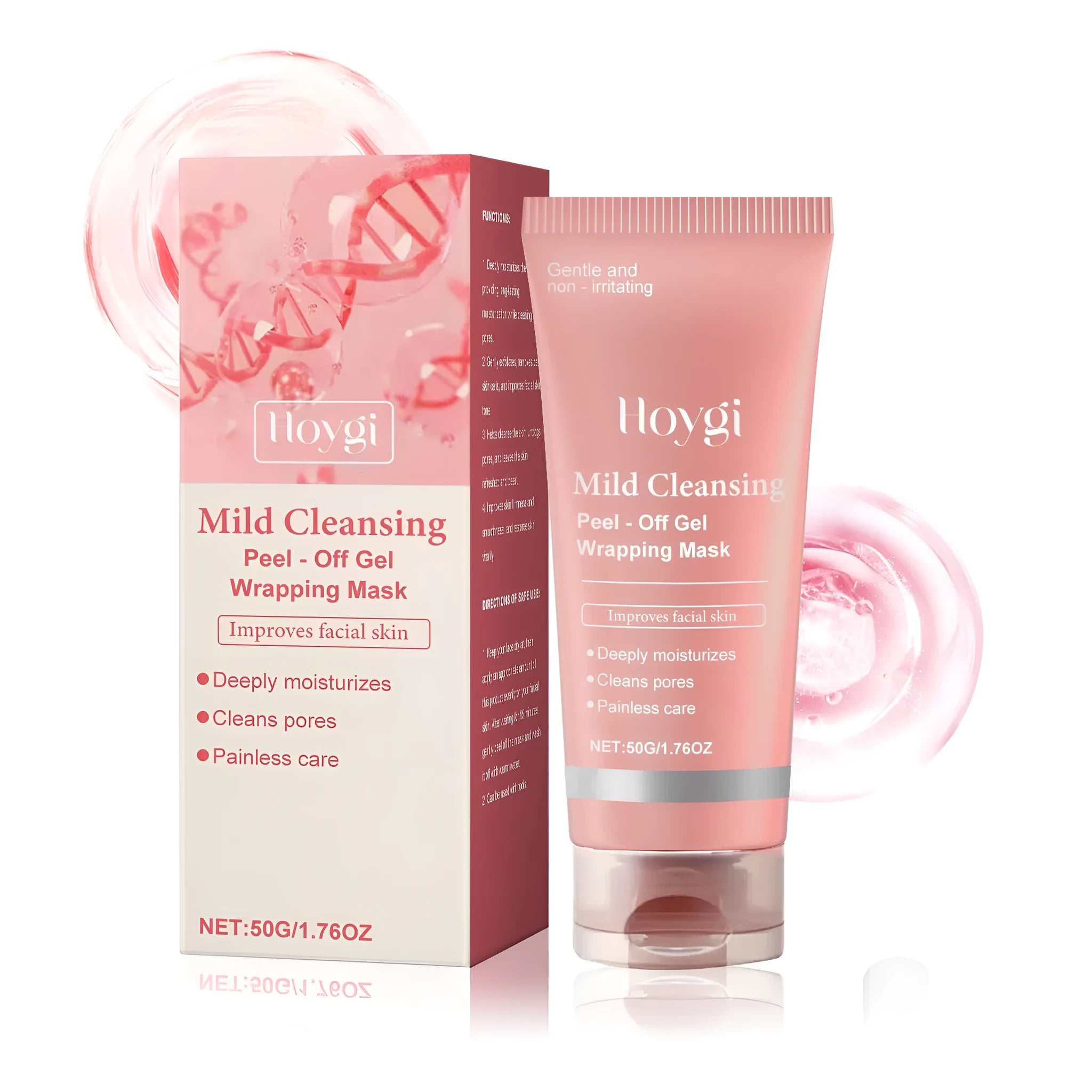 50g collagen tearing facial mask with moisturising glycerin and polyvinyl alcohol ingredients