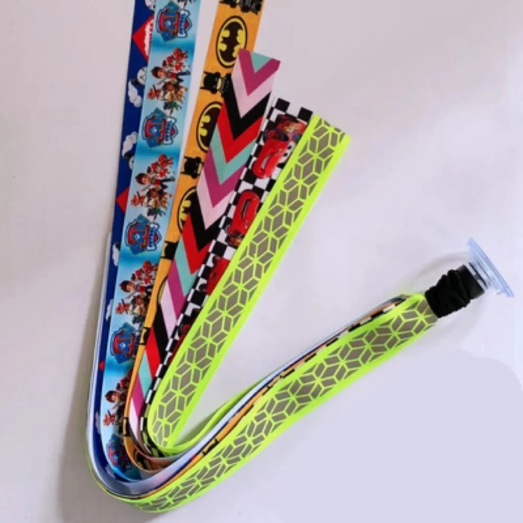 Children's helmet decorative streamers in multiple colours for skating and ski safety gear