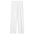 Men's polyester straight suit pants in black, draped style with straight leg, size range S to 8XL