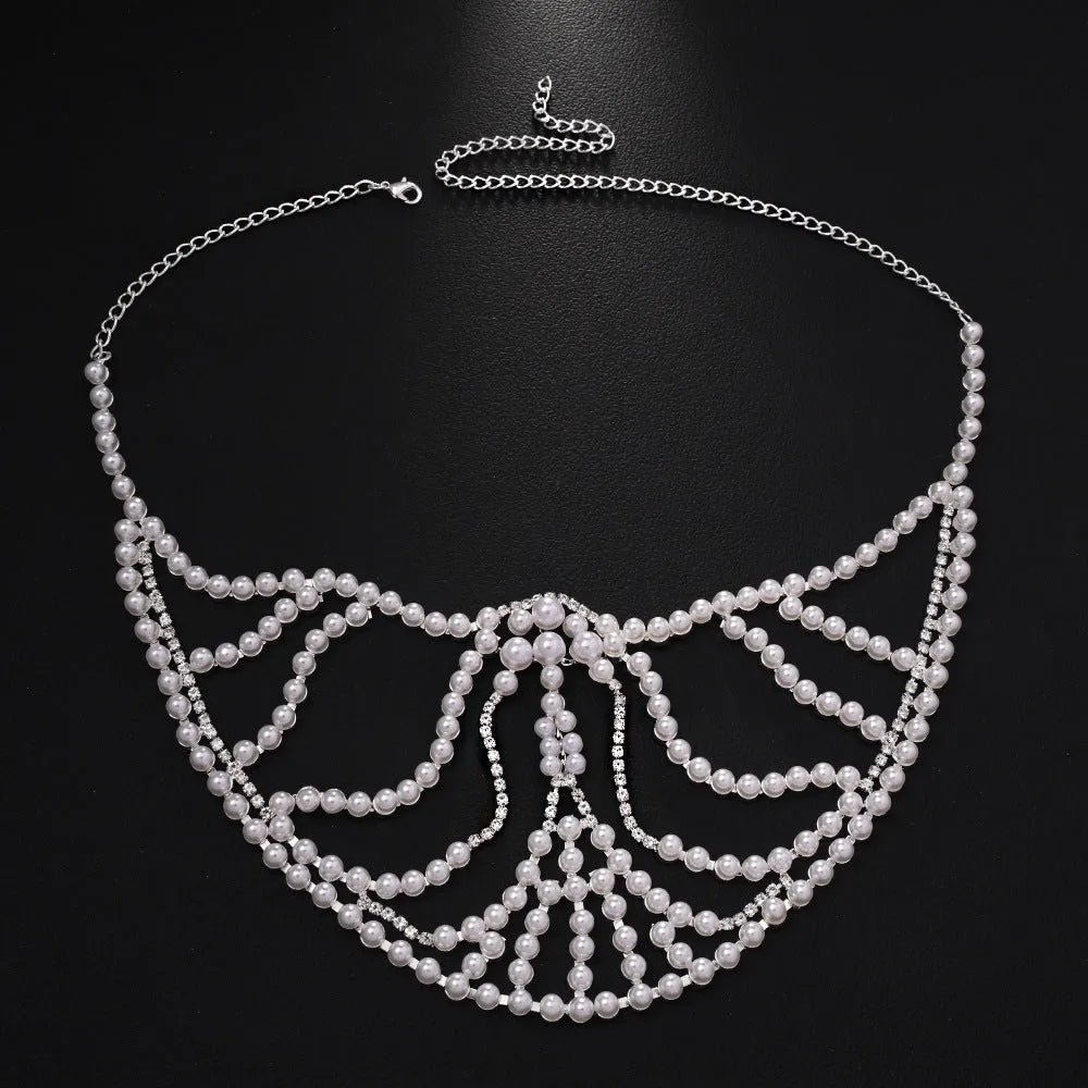 Geometric alloy party mask with electroplated gemstones in silver and gold colours