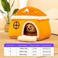 Mushroom house style indoor dog house with detachable cover for small and large dogs