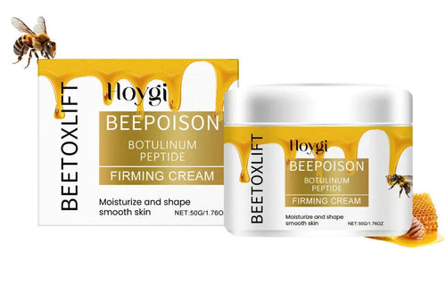 50g jar of anti-wrinkle facial cream with bee venom and botulinum polypeptide ingredients