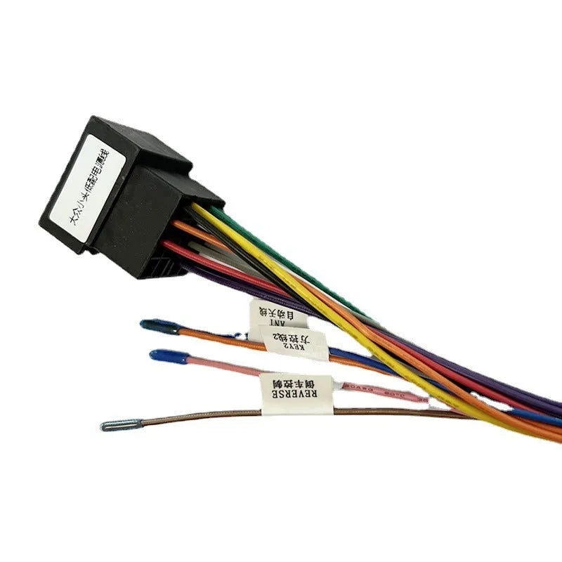 Volkswagen small head low power cord with 16-pin connector for vehicle wiring harness replacement
