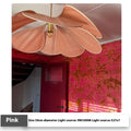 Bohemian-style cloth hanging lamp with log wind design in a choice of colours and sizes.