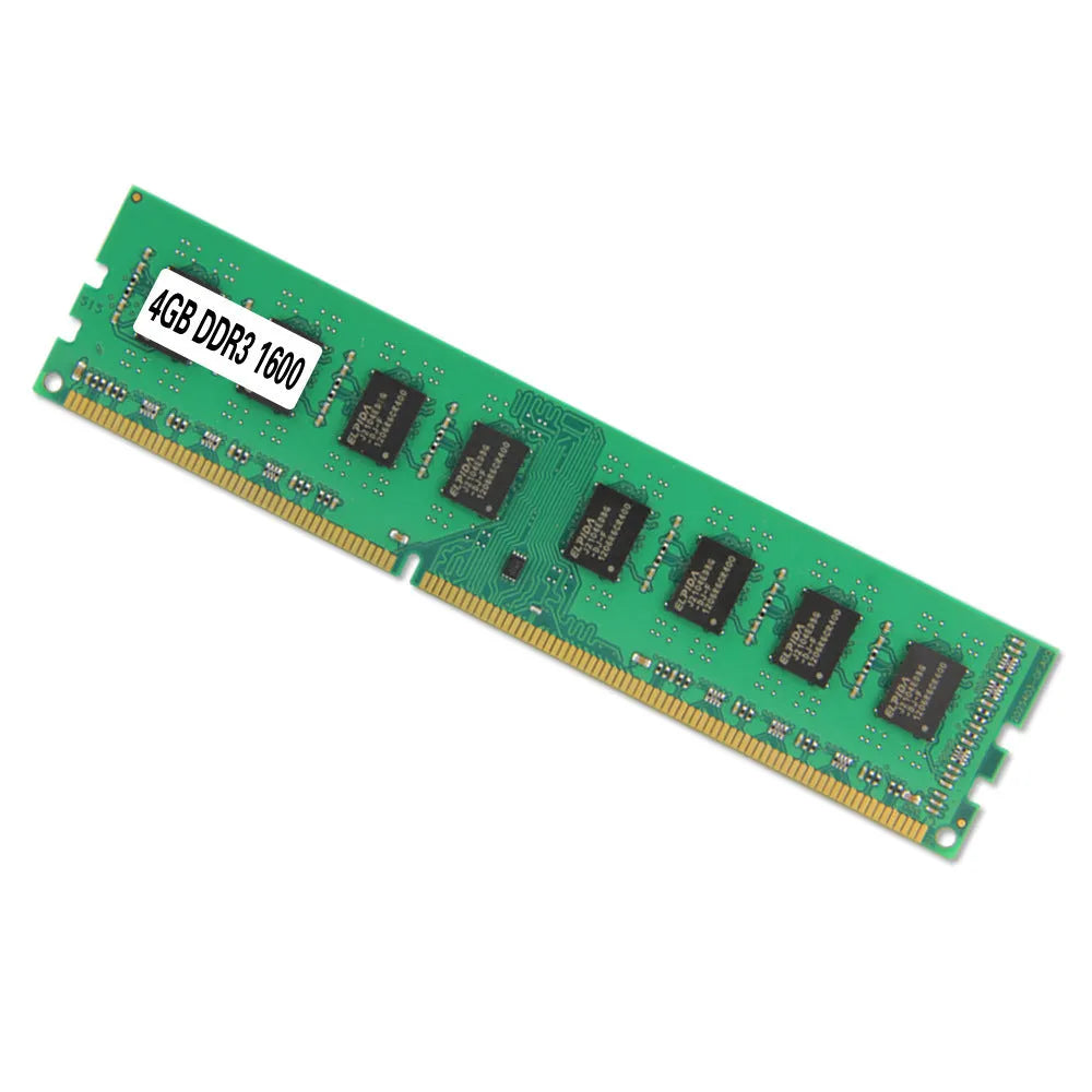 DDR3 4GB 1600MHz desktop memory module for AMD compatible systems