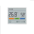 Mini digital clock hygrograph with ABS body, PMMA screen, temperature and humidity display, stand and adhesive mount options