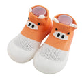 Baby toddler shoes breathable net upper non-slip rubber sole round toe 1-2cm heel sizes 18-27