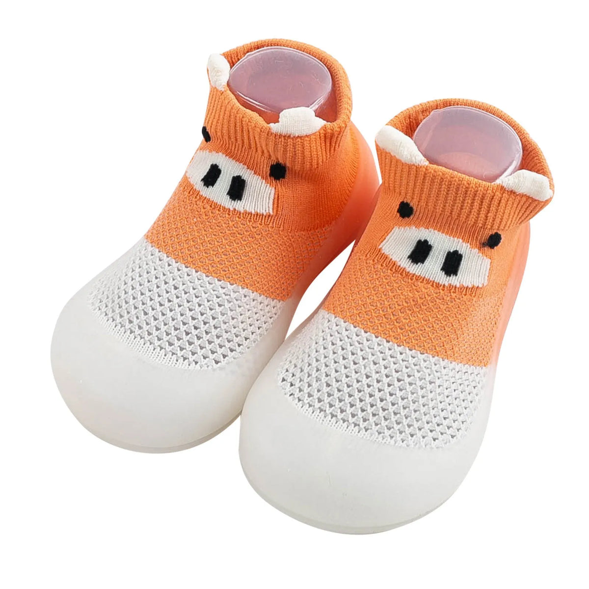 Baby toddler shoes breathable net upper non-slip rubber sole round toe 1-2cm heel sizes 18-27