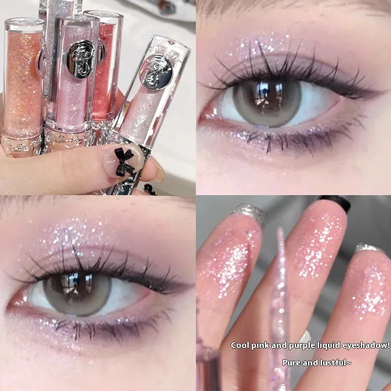 Ballet liquid eye shadow in five glitter shades: Star Man Sakura Field, Doll Logs, Butterfly Paradise, Nutcracker, Pillow Fairy Tales
