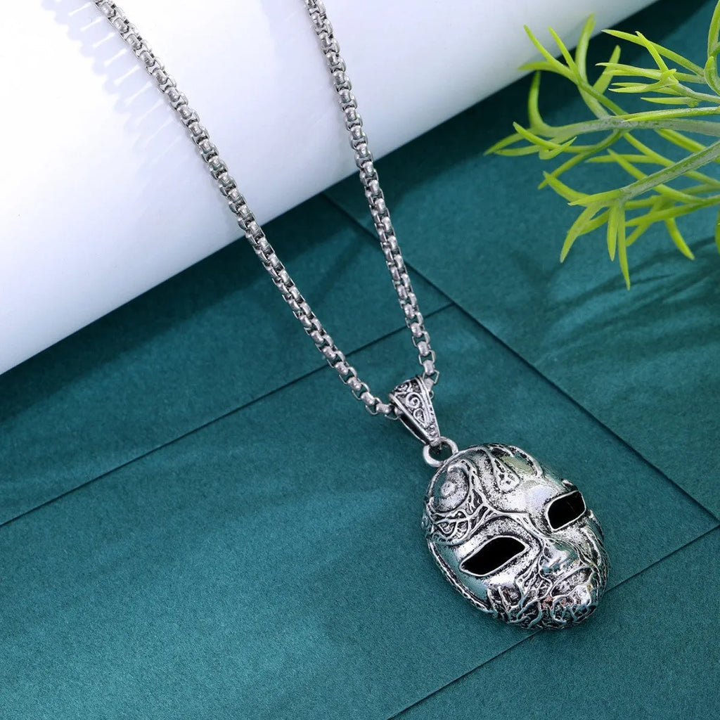 Zinc alloy Halloween mask pendant in Style1, a personalised jewellery charm for costume and Halloween use