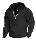 Men's thick polyester fibre hooded sweater jacket pullover style winter casual wear