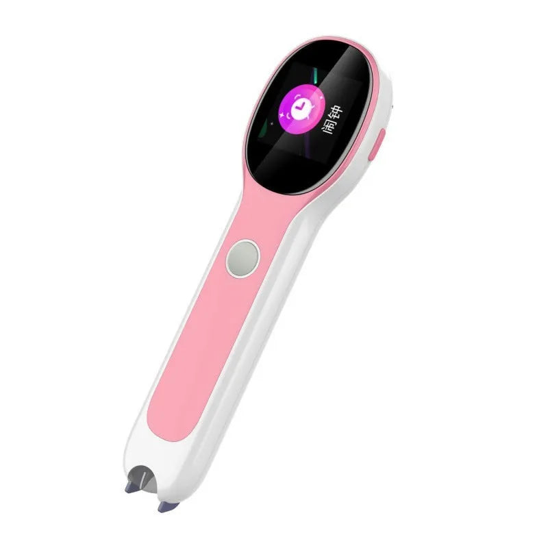 White reading pen translation device with USB cable for English Chinese language learning