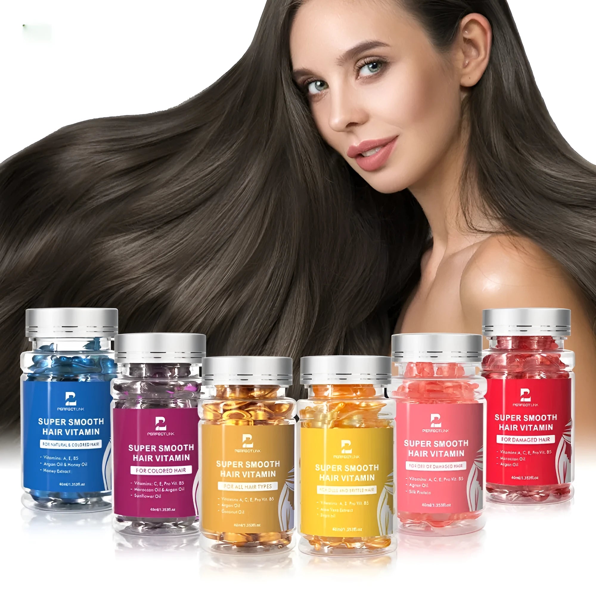 40ml hair care essential oil bottle with vitamin nuts oil for frizzy hair moisturising