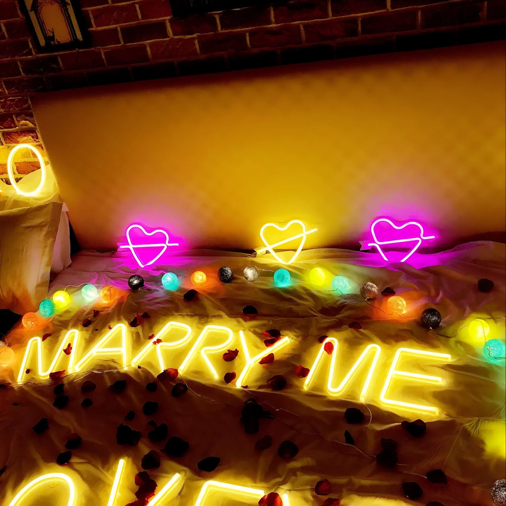 LED English letter light plastic shell switch control letter A night light option