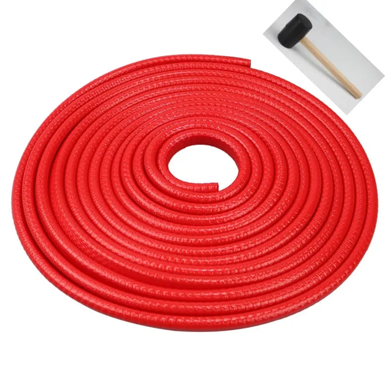 Universal car door edge anti-collision strip with built-in steel disc, PVC and metal construction, available in multiple colours and sizes on a car door.