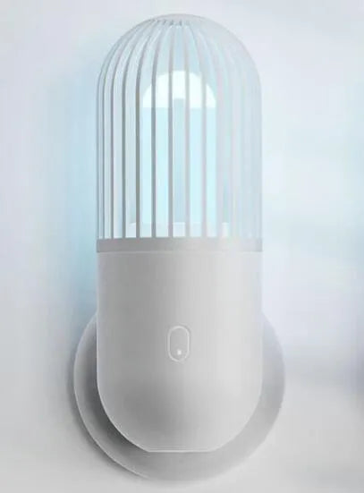 Portable capsule-shaped ultraviolet UVC disinfection lamp in choice of colours.
