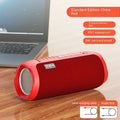 Bluetooth stereo mini wireless speaker with four speakers and call function in black