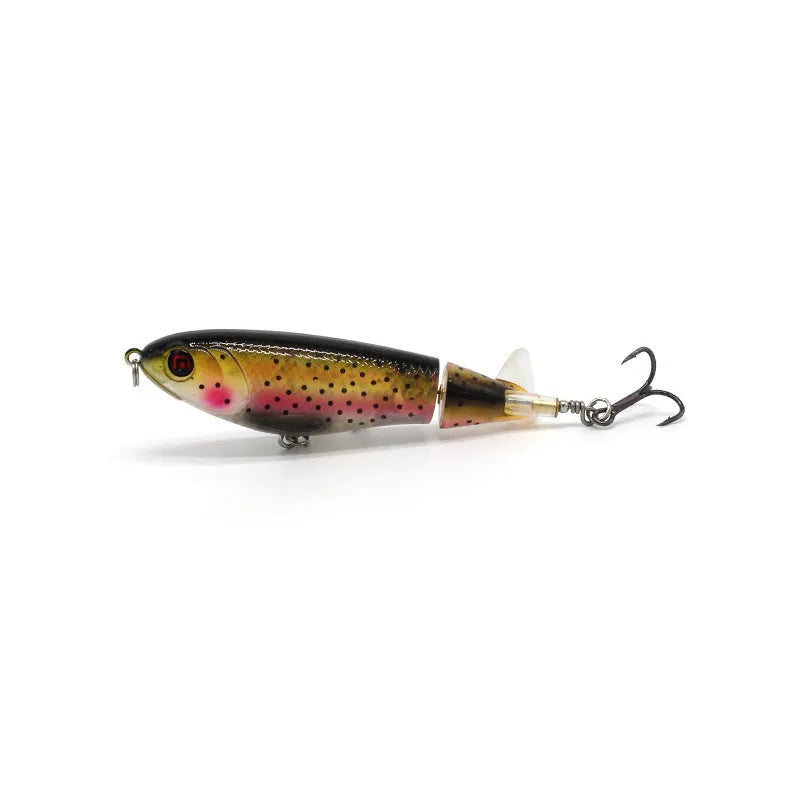 7.5cm artificial soft plastic fishing bait lure with bionic design for freshwater predator angling