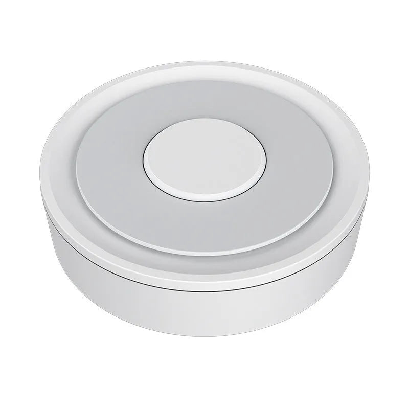White square ZigBee smart home gateway with compact 78mm dimensions