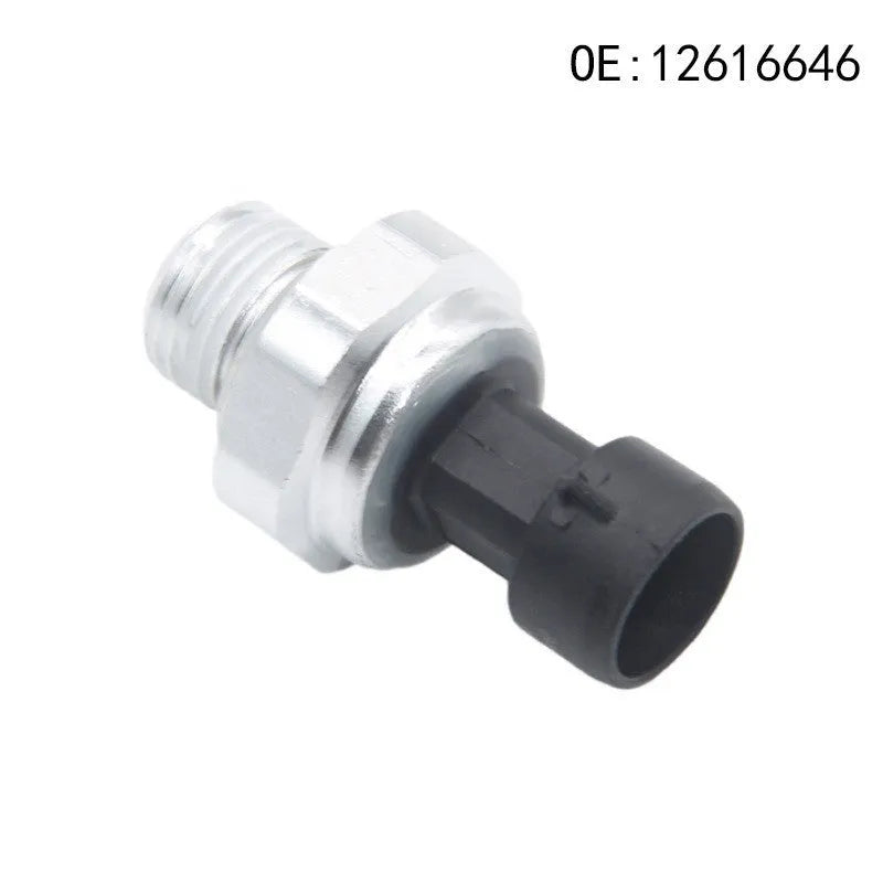 Silver metal fuel pressure sensor for automotive applications compatible with 12616646, 12677836, D1846A part numbers