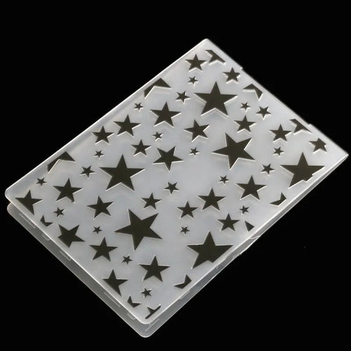 Plastic cake decorating mould set showing windmill, star, and flower patterns for sugar craft.