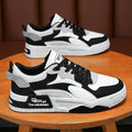 Men's breathable casual shoes in beige or black, artificial PU upper, sizes 39-44, solid colour leisure design