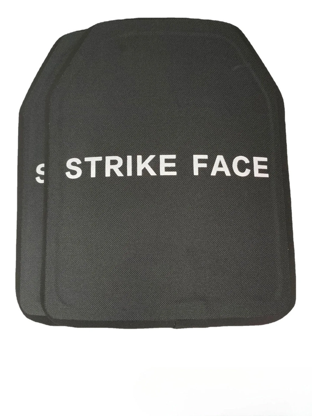 Black polyethylene ceramic plate armored vest size L with cutting angle plate shape for security protection