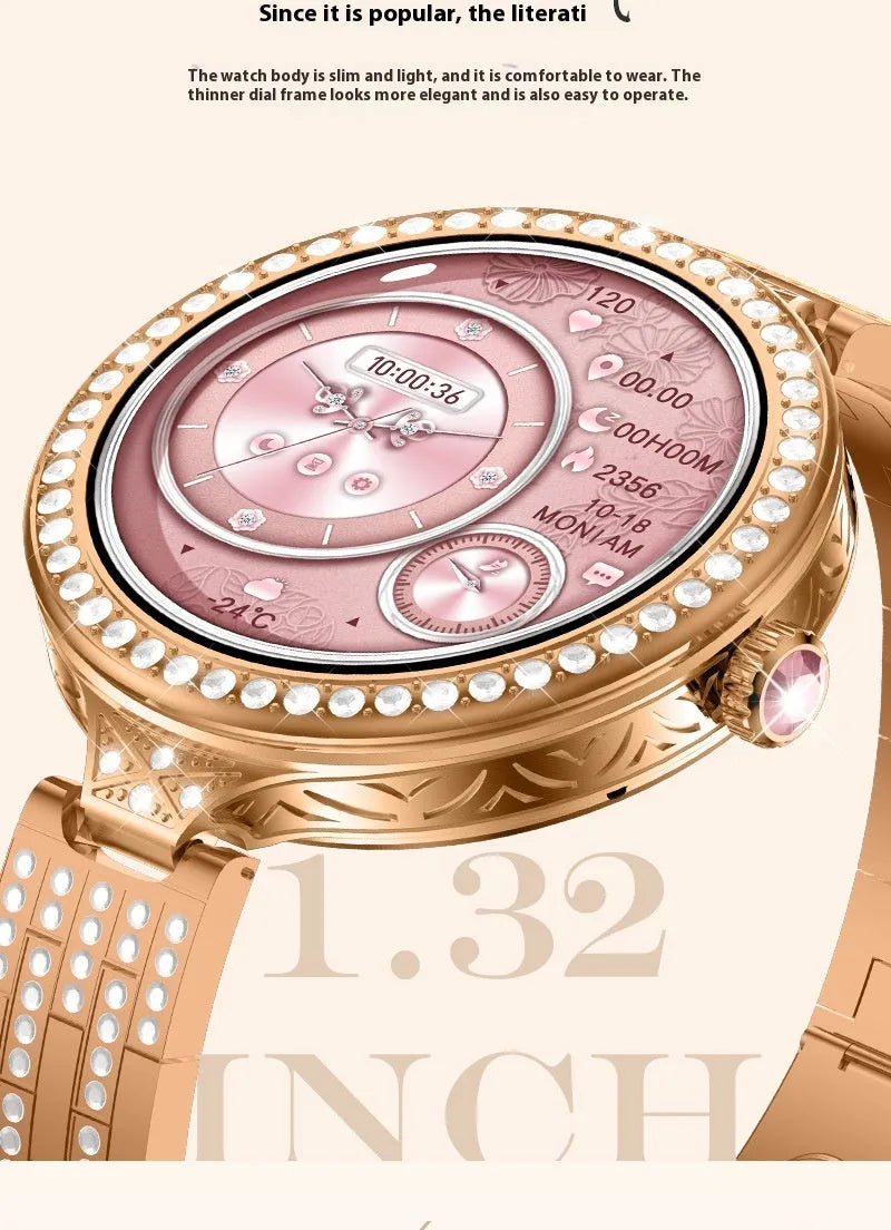 HW16 MINI women's smart watch with TFT screen heart rate monitoring and Bluetooth calling