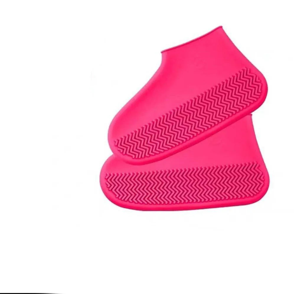 Silicone rain boots shoe covers in multiple colours for men and women hiking waterproof use