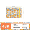 Feiluniao handmade fabric mini watercolour notebook 185mm with paper pages, various colour options